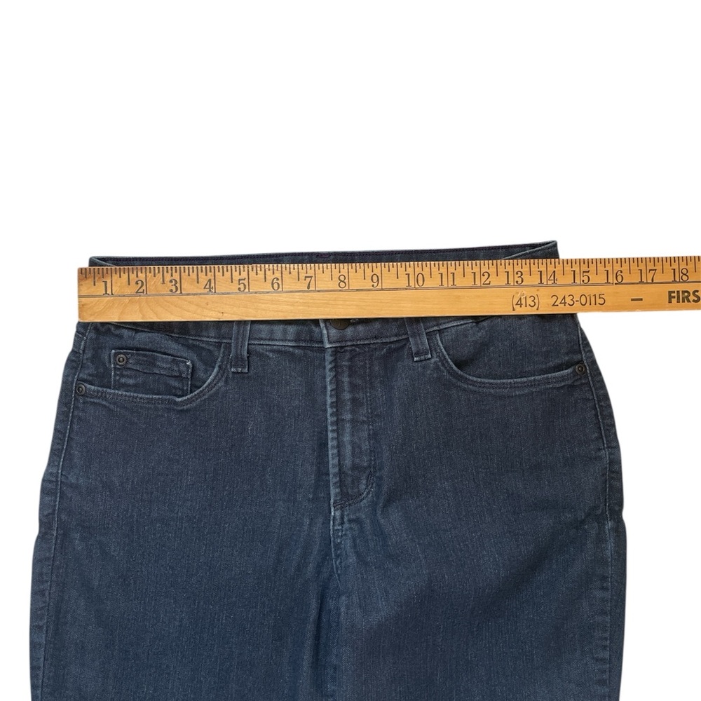 NYDJ jeans size 6. Straight leg, Dark wash, gently used - Picture 6 of 9